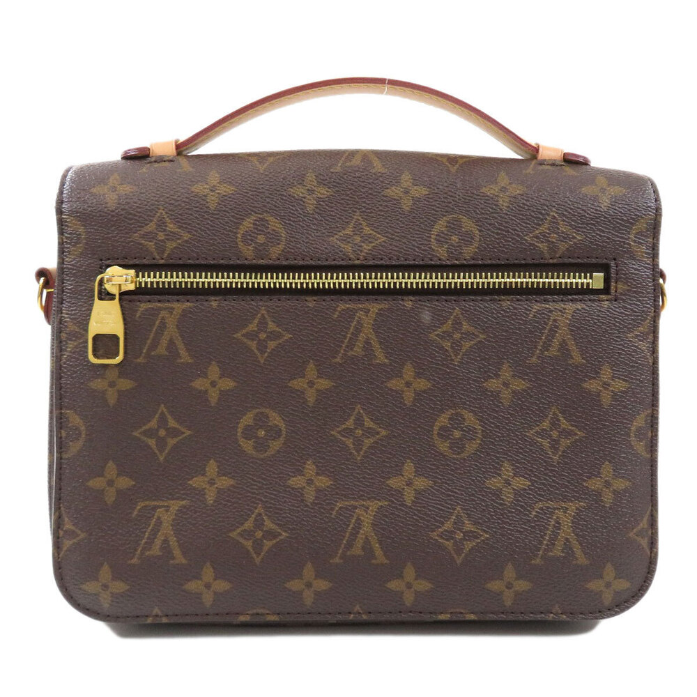 Louis Vuitton Metis Pochette Handbag Canvas Monogram Brown